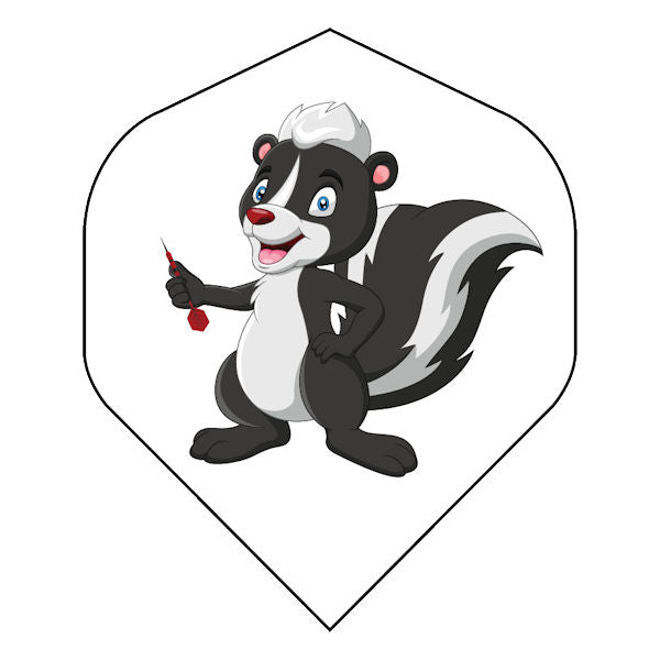 Skunk flight cartoon