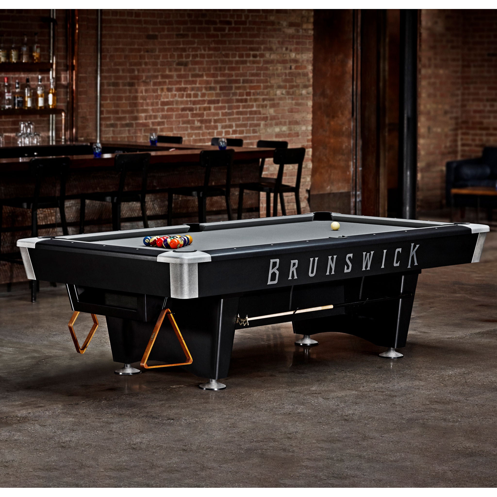 Black Wolf Pro Pool Table by Brunswick