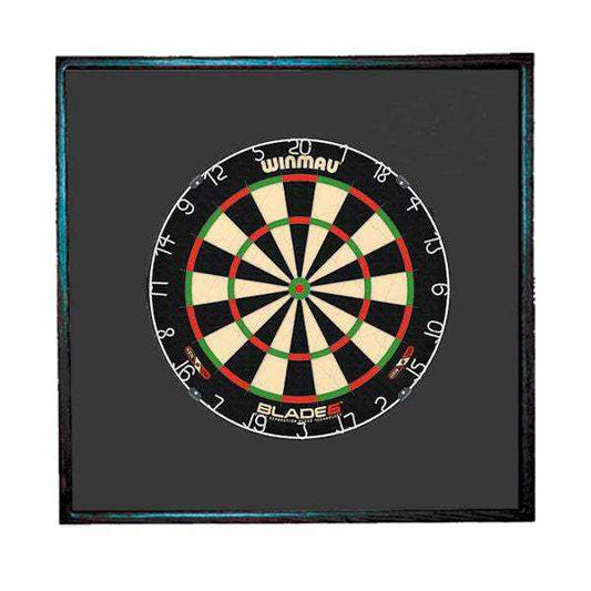 Wood Frame with Foam dart surround protecting wall around dartboard slot