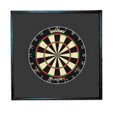 Wood Frame with Foam dart surround protecting wall around dartboard slot