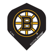 NHL® Boston Bruins® black darts flight with team logo and name
