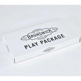 Brunswick Play Package billiard accessory set box with branding