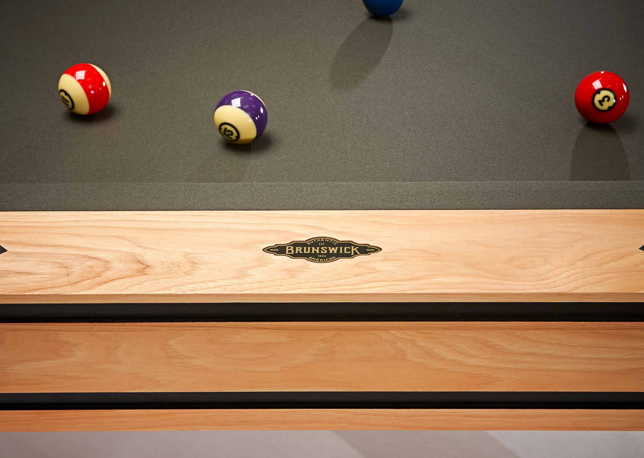 Hickory Pool Table by Brunswick Billiards