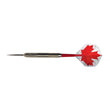 Canadian Nickel Darts with nickel barrel and Canadian flag flights for beginner dart players