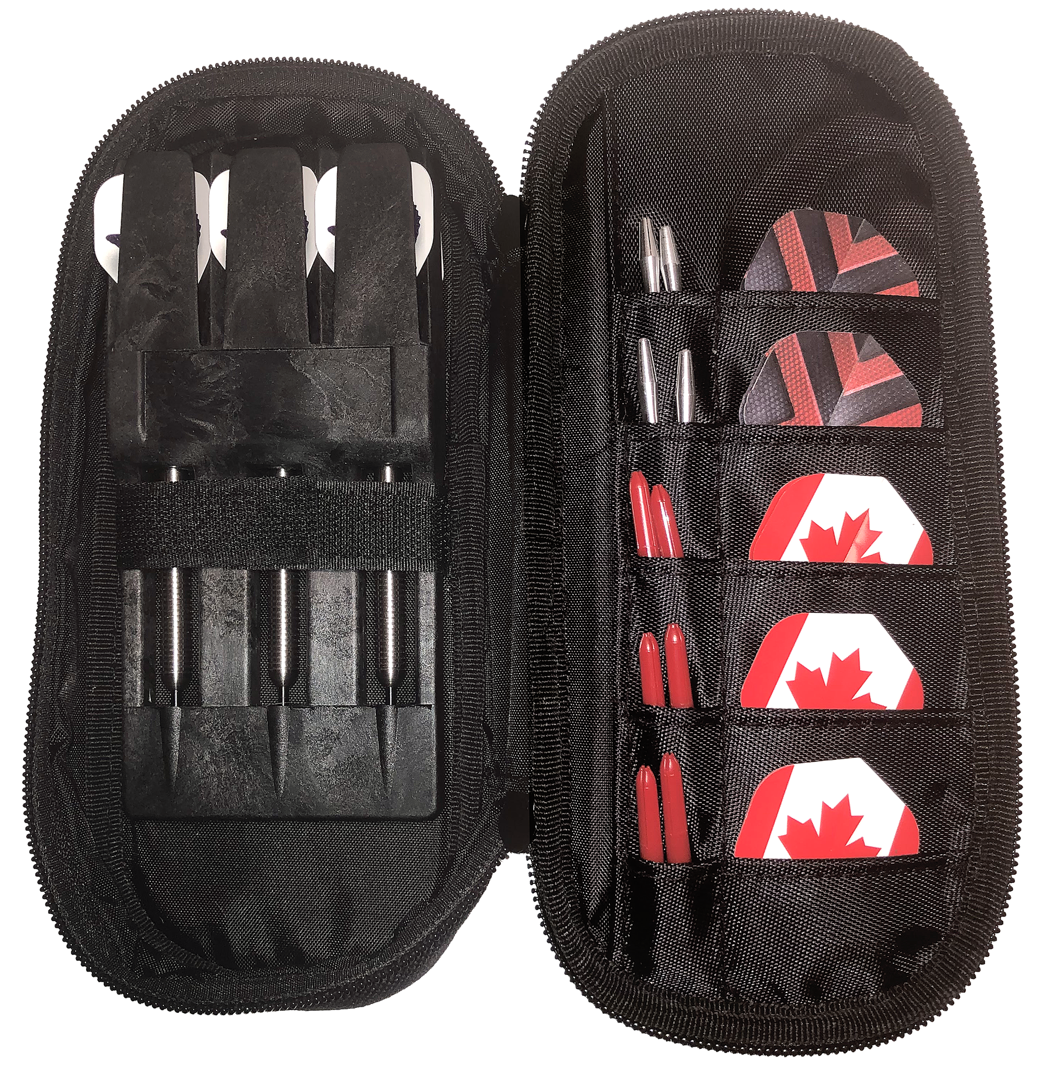 British Darts Carryall Pattern open