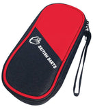 British Darts Carryall red and black dart case with zipper and wrist strap for carrying darts and accessories