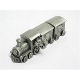 Pewter Teddy Bear Train