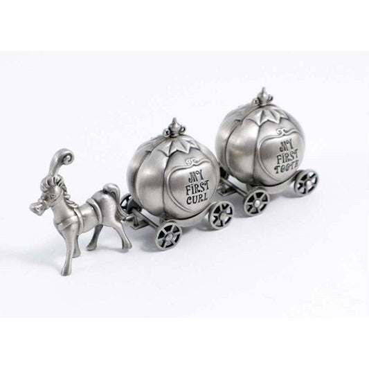 Pewter Pumpkin tooth & curl carriage
