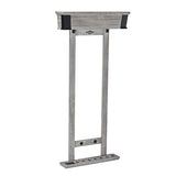 Canton Cue Wall Rack rustic grey