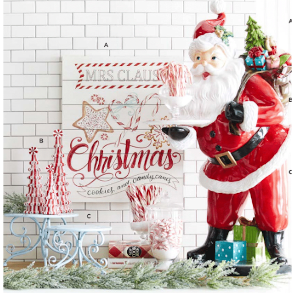23.75" Mrs. Claus Cookies Christmas Sign