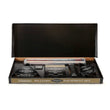 Centennial Play Package billiard equipment set with cues, balls, racks, bridge stick, and table brush in an open box