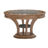 Brunswick Centennial Game Table reversible hardwood veneer dining and spill-resistant gaming surface with built-in compartments