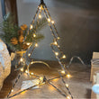 9" Metal Light Christmas Tree
