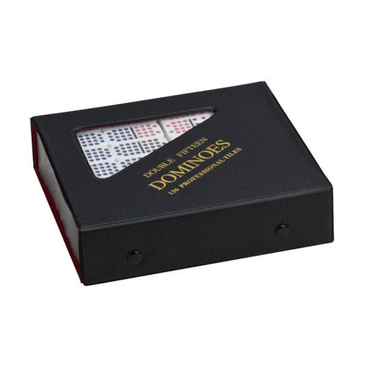 Double 15 Dominoes w/Storage Case