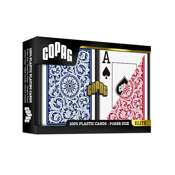 Copag 1546 Poker Size Jumbo Index Blue_Red Double Deck Set pack