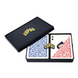 Copag 100% Plastic Regular Index Poker Playing Cards Double Deck Set open pack