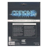 Target Replacement LED light strip for Corona Vision darts ring with fitting instructions on packaging