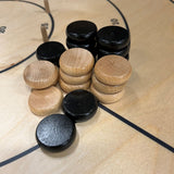Crokinole Men close up 