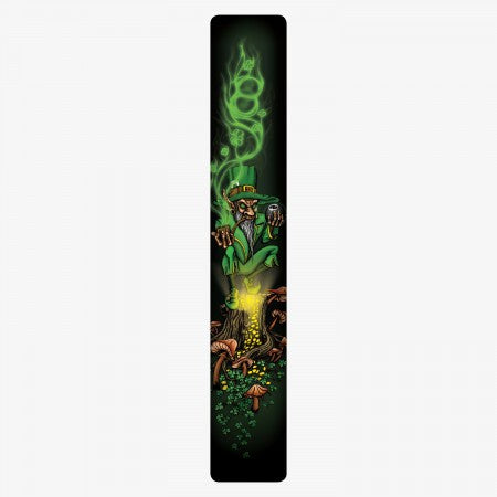 D-LP Players Cue Leprechaun close up of design