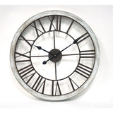 DAY621 Distressed Whitewashed 24 " Clock