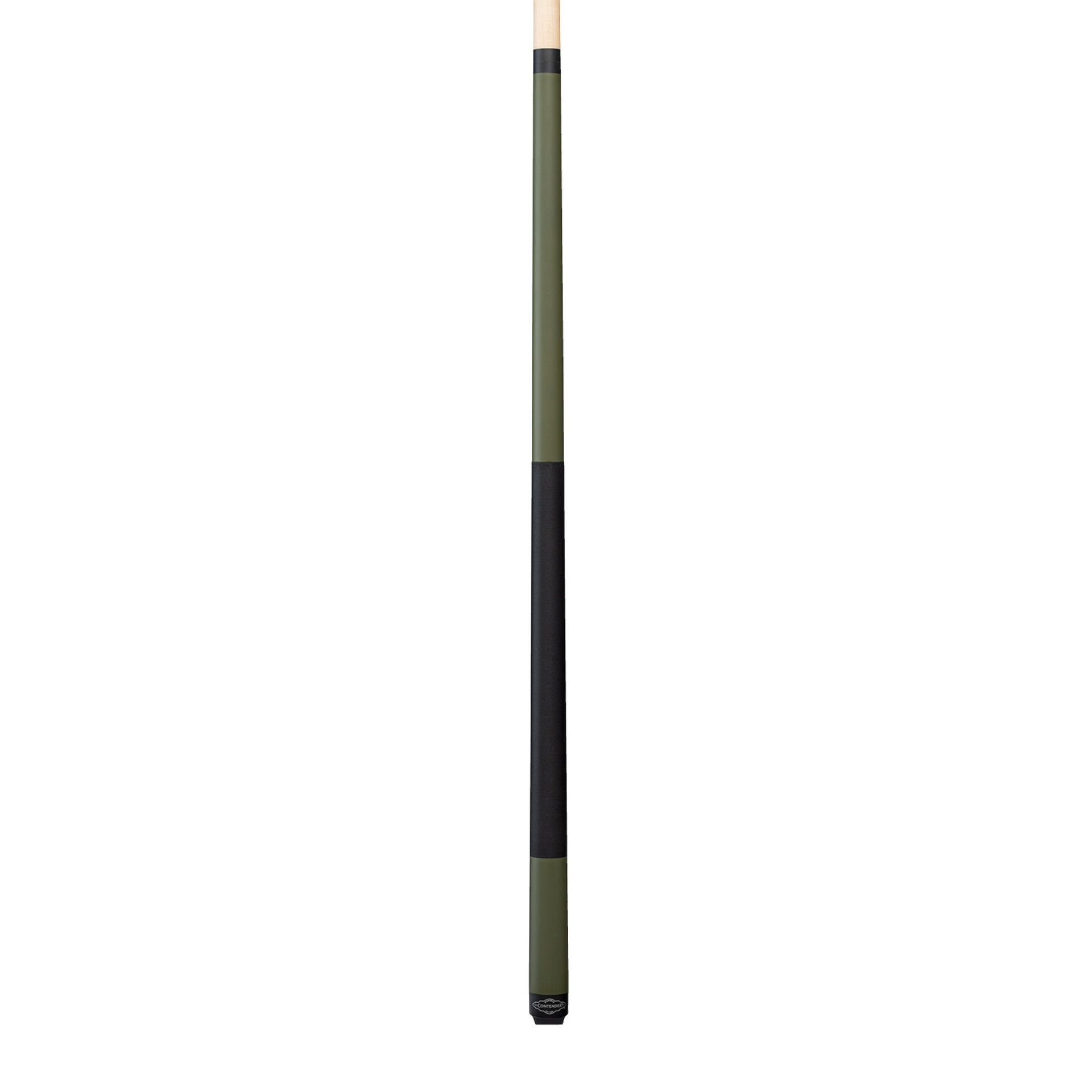 Brunswick Contender Cue Matte Green bottom half of cue