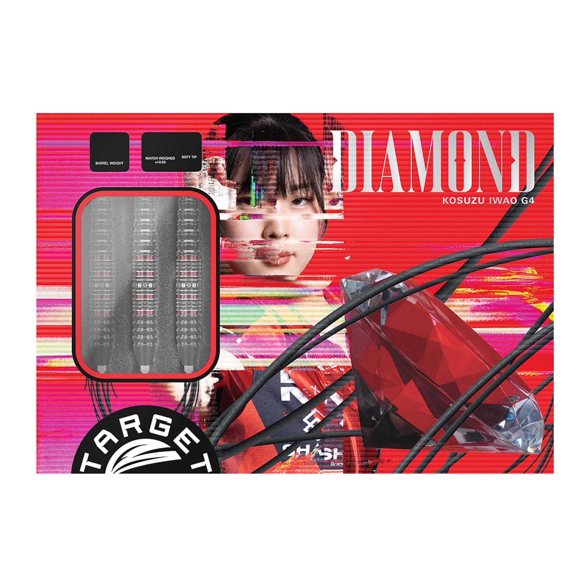 Kosuzu Iwao Diamond G4 SP 90% Tungsten packaging with colorful design and player image