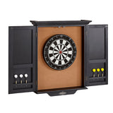 Dartboard Cabinet by Brunswick black open