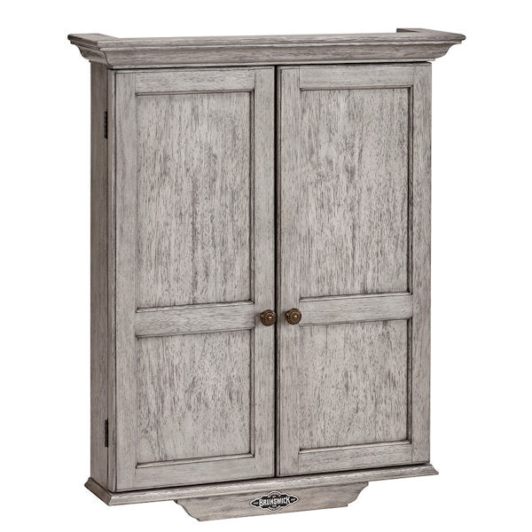 Dartboard Cabinet by Brunswick rustic grey