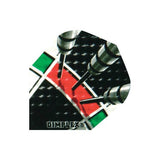 Dimplex Flights dart flight with dimples for enhanced accuracy, set of 3, smaller than standard shape
