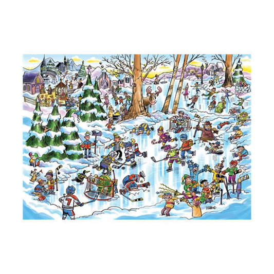 DoodleTown Hockey Town Puzzle