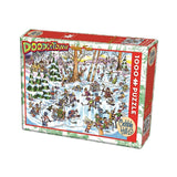 DoodleTown Hockey Town Puzzle