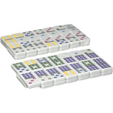 Double 9 Dominoes Tin showing the tiles only