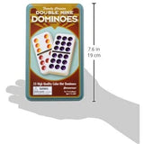 Double 9 Dominoes Tin sizes