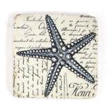 Marine White Resin Theme Coasters