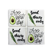 Avocados & Chives Coasters