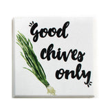 Avocados & Chives Coasters
