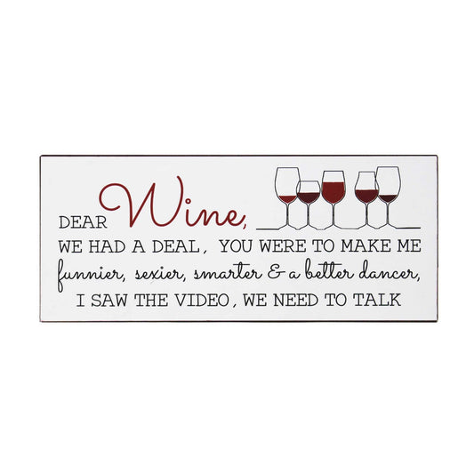 Dear Wine, We Had a Deal ET901