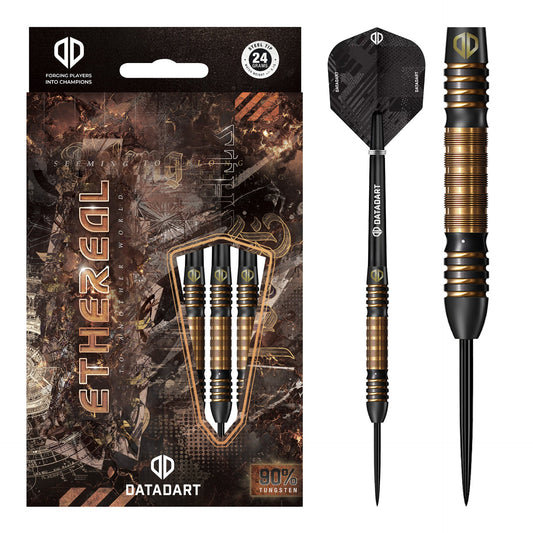 Datadart Ethereal darts with packaging on a white background