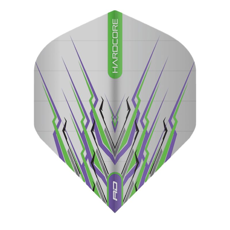 Red Dragon Hardcore Flights Purple and Green Mohawk