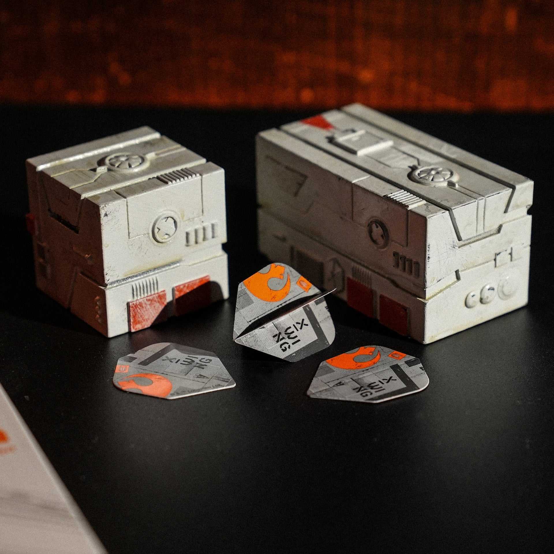 STAR WARS™ X-Wing Flights dart flights with Rebel Alliance design and UV coating for precision and grip