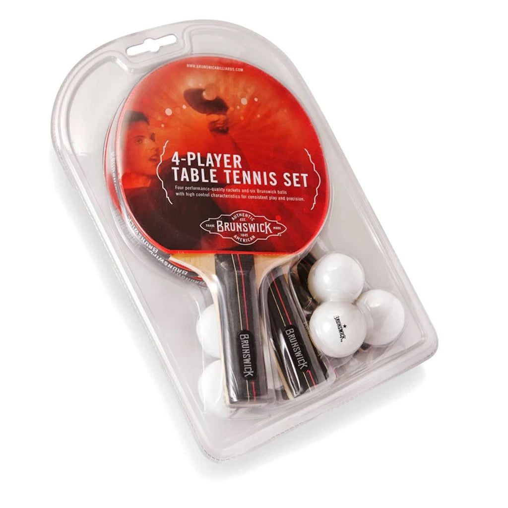 4 Player Brunswick Table Tennis Set – Sanders Recreation