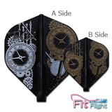 Francois Schweyen Flight Standard black flight showing both sides.