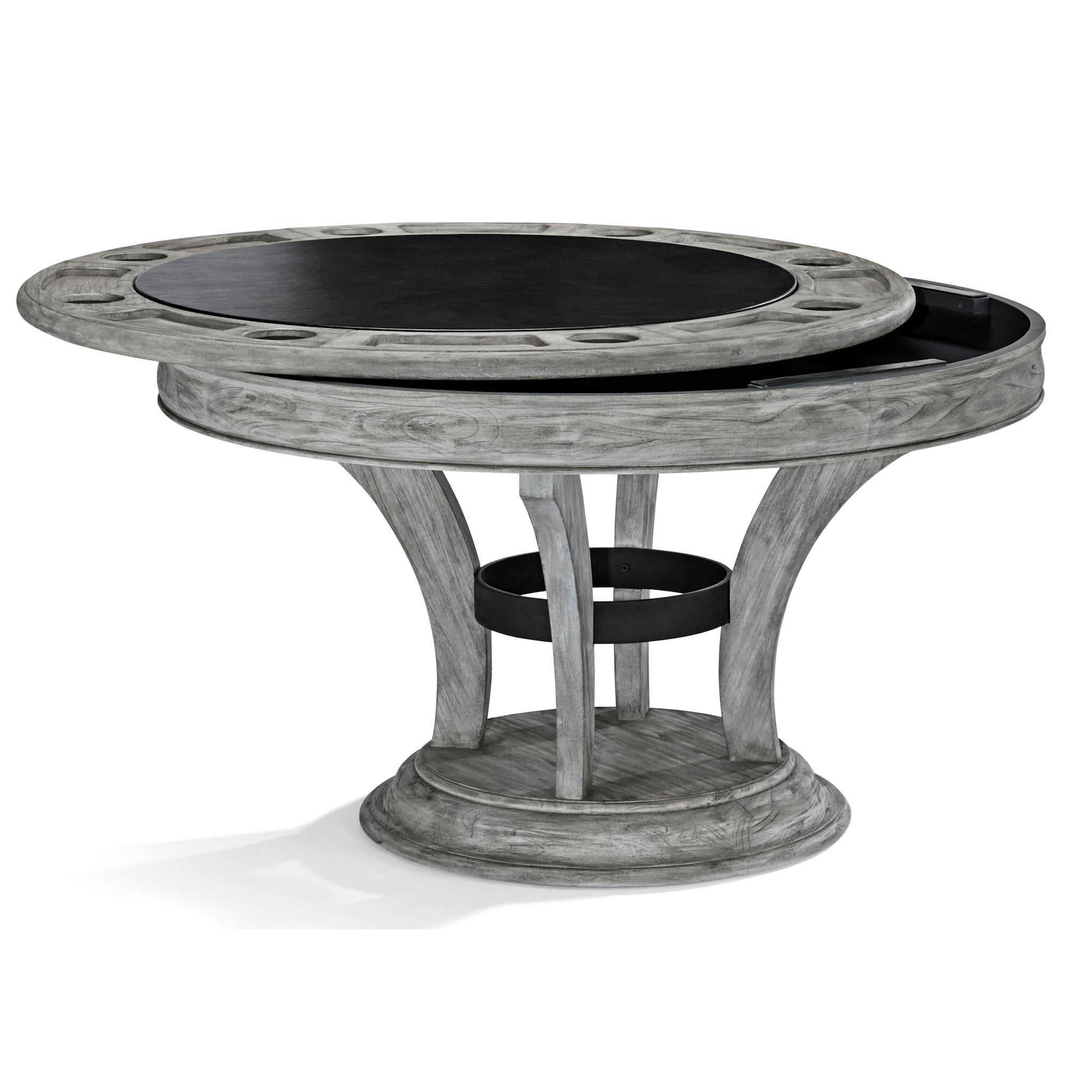 Brunswick Centennial Game Table with reversible hardwood dining and spill-resistant game surface