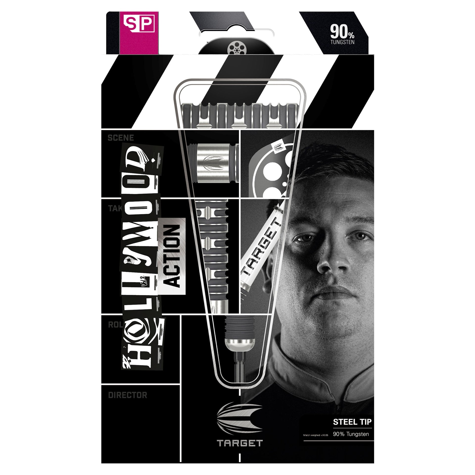 Chris Dobey Hollywood Action SP 90% Tungsten packaging