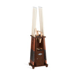 Heritage Floor Cue Rack Tuscana White