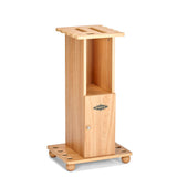 Hickory Natural Heritage Floor Cue rack with storage