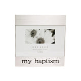 Baptism Silver Frame 4x6
