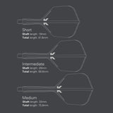 K-Flex Shape No.6 Flight & Shaft Blue dimension details