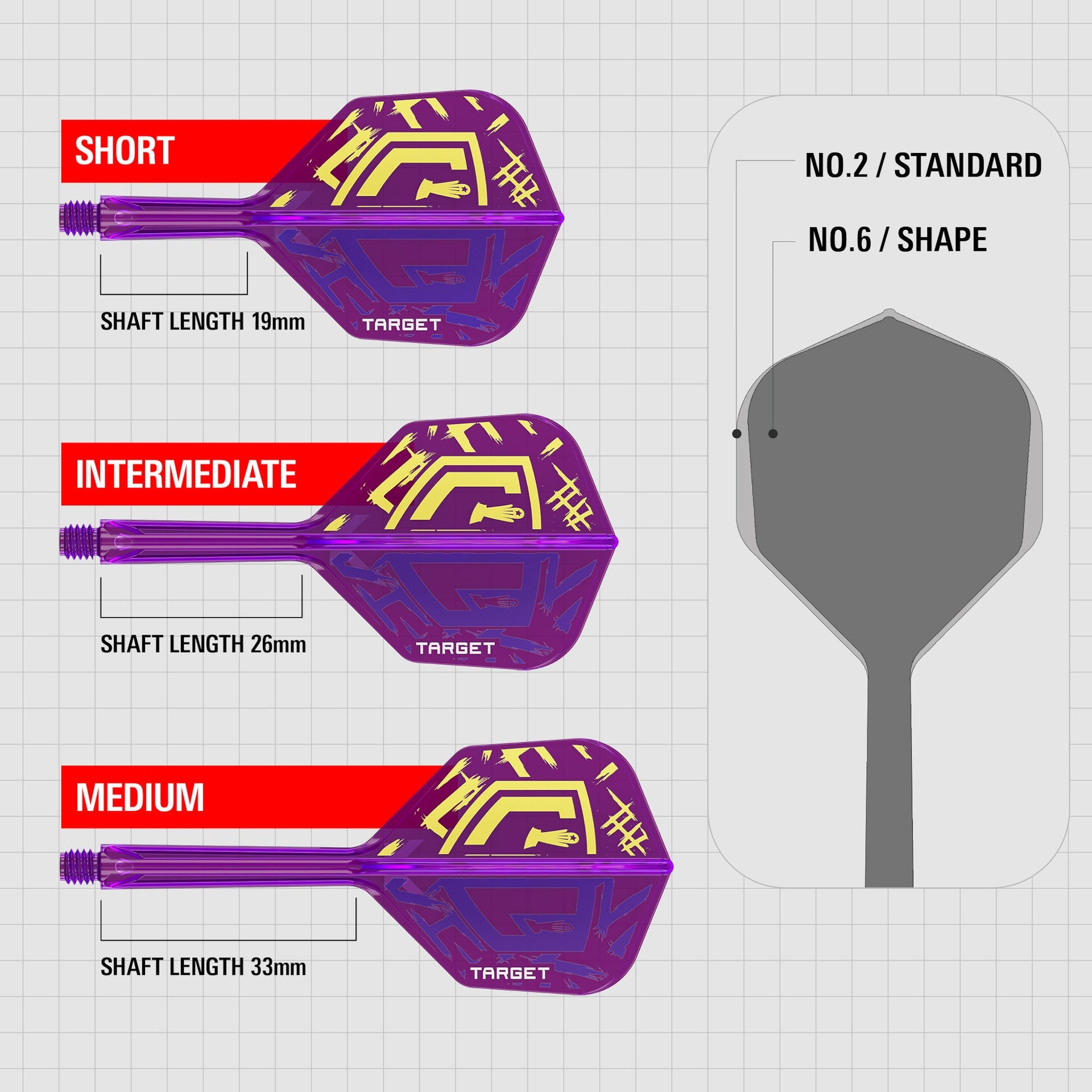 K-Flex No.6 Flight & Shaft World Champion Luke Littler lengths