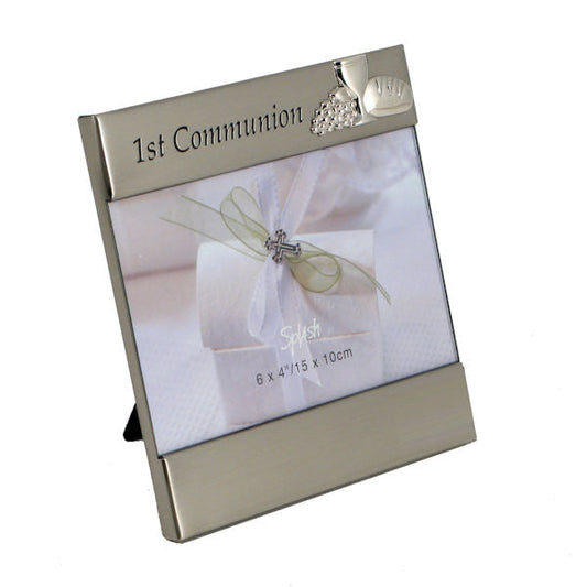 1st Communion Silver Frame 4x6